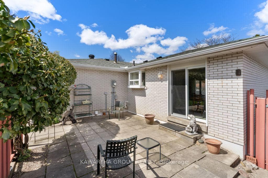 Patio with Walkout from Dining Room