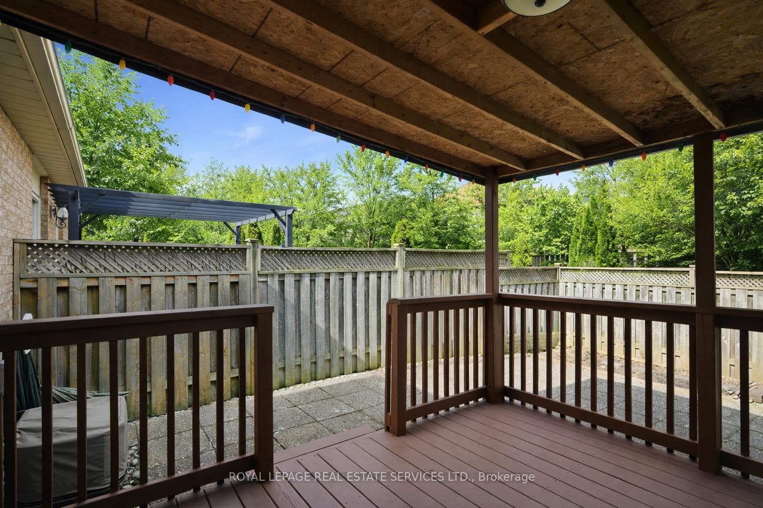 Covered Deck Ideal for Relaxing and Entertaining