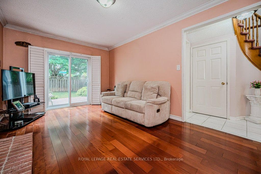 Family Room with a Second Walk-Out to Deck