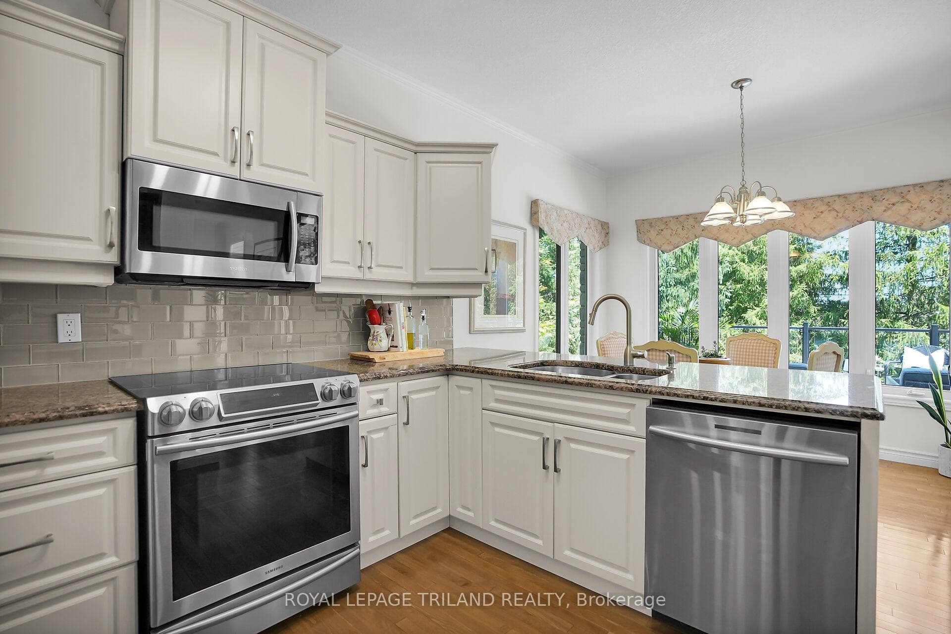Main Floor: Kitchen with Solid Counter Tops