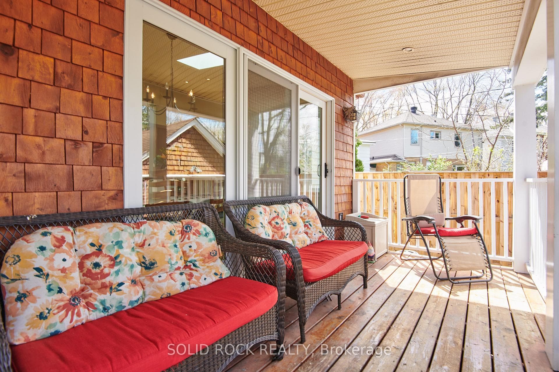Backyard deck