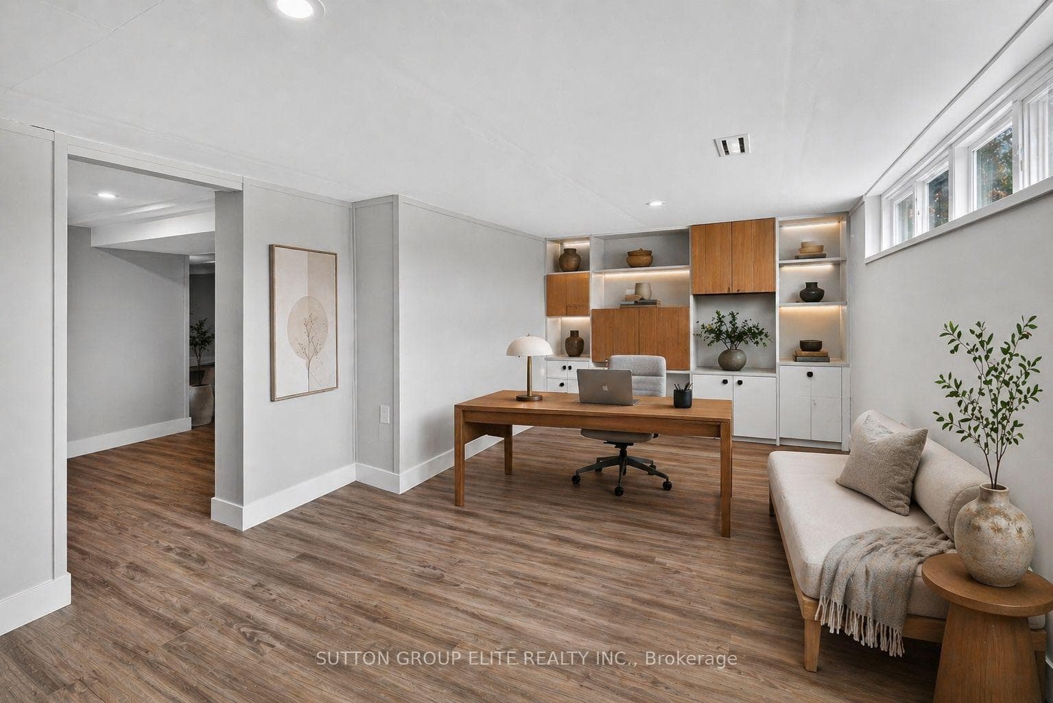 Lower office/den
