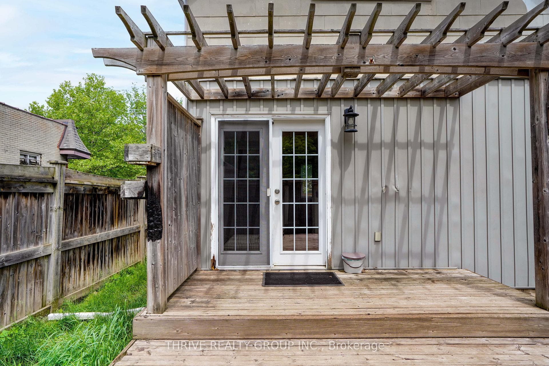 Back deck looking toward kitchen.