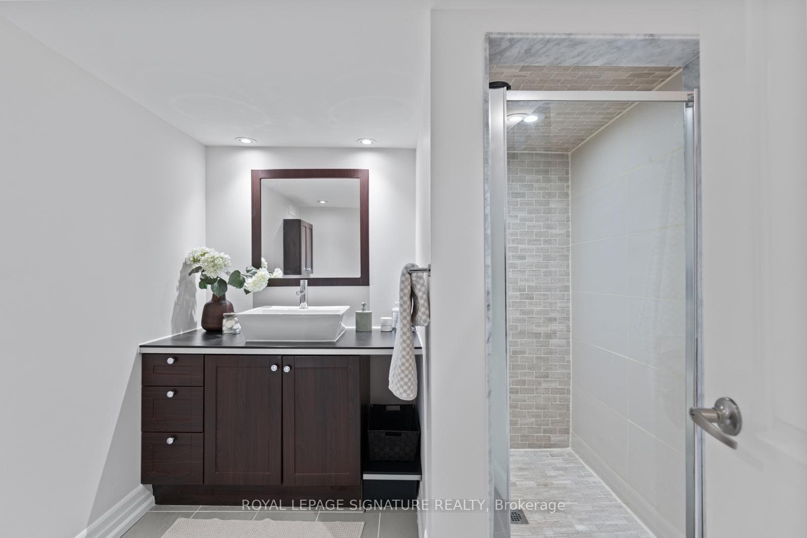 Washroom in basement