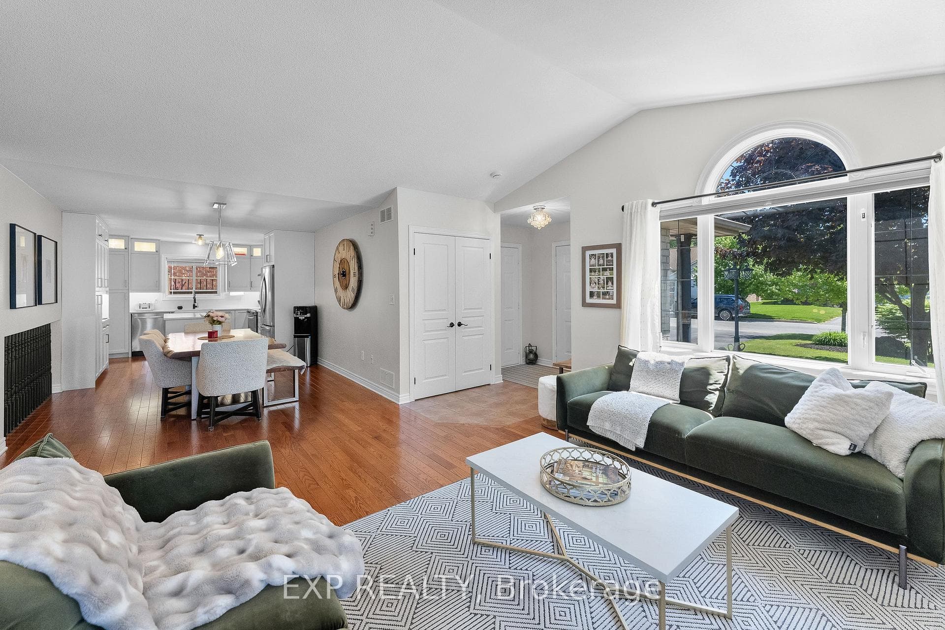 Open Concept with Vaulted Ceilings