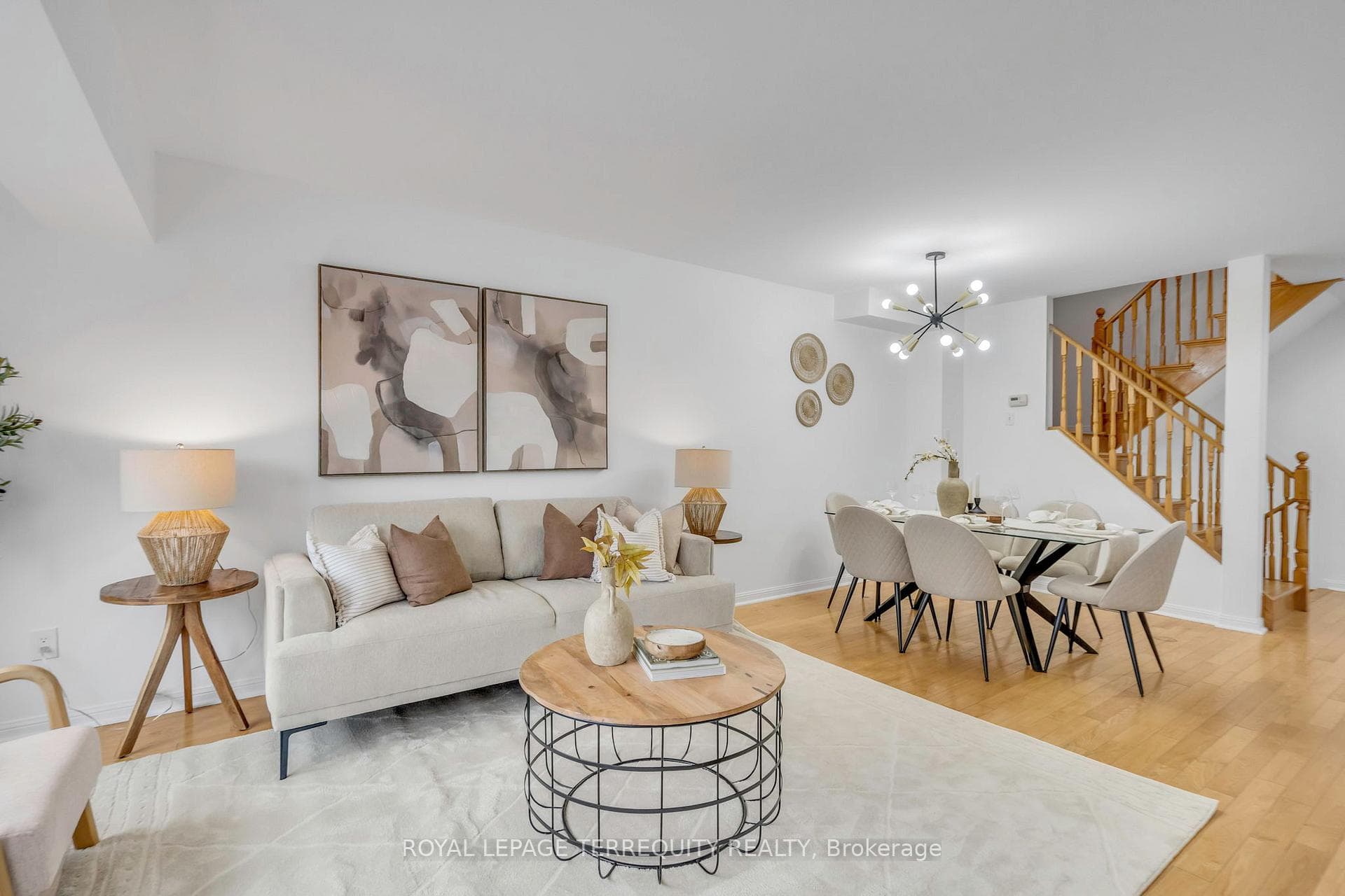 Open Concept Living & Dining Room