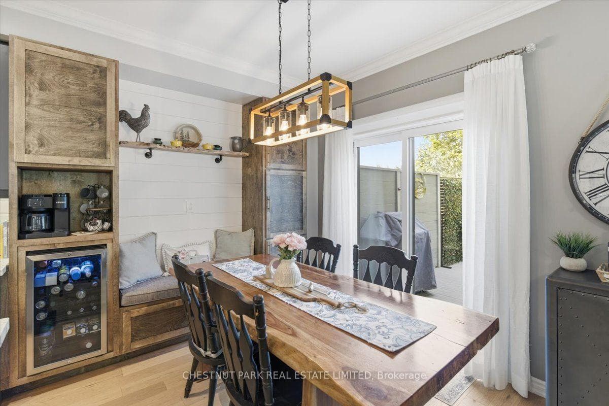 Built-in Custom Cabinets with Bench Seating