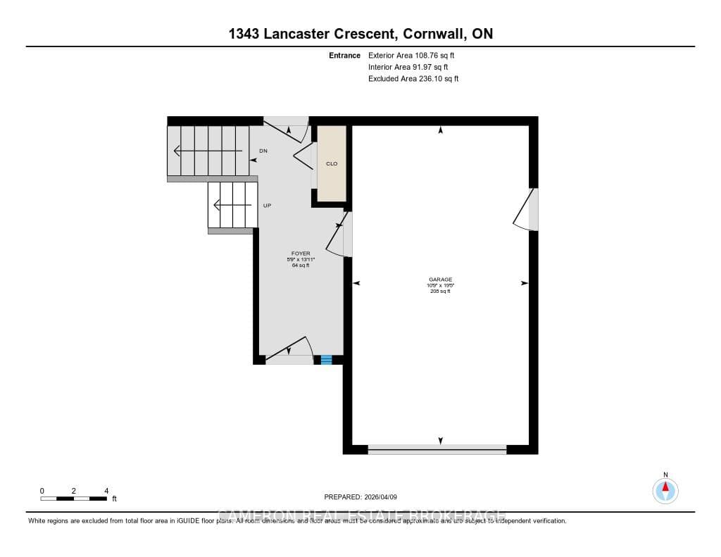 Foyer/Garage layout