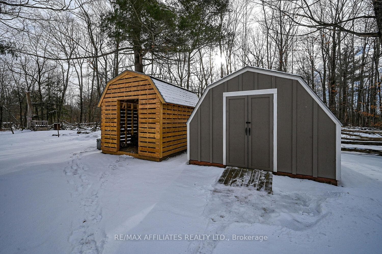 Outdoor storage.