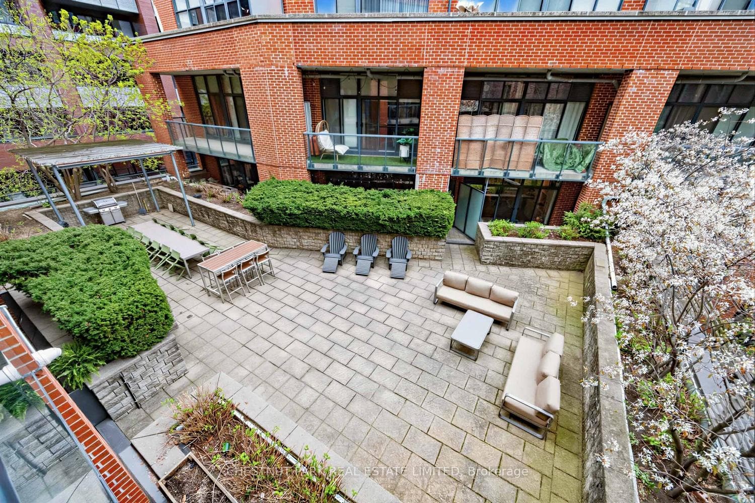 Lovely courtyard view