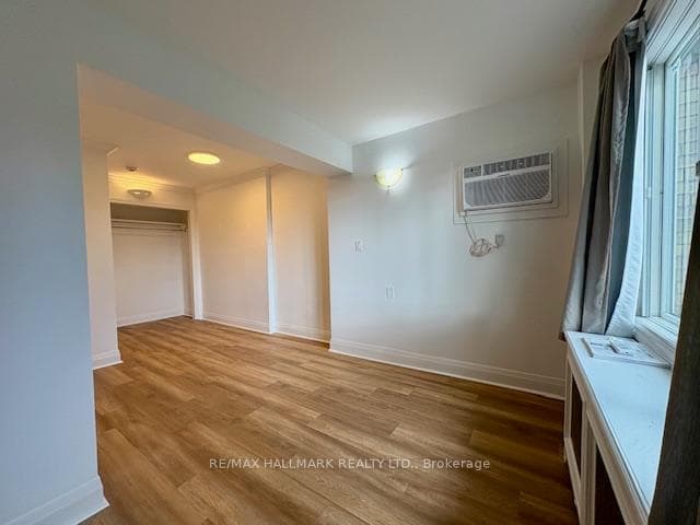 Primary has a/c unit and double closet