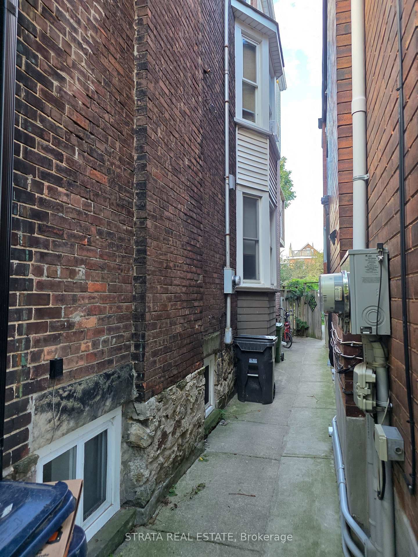 Side entrance