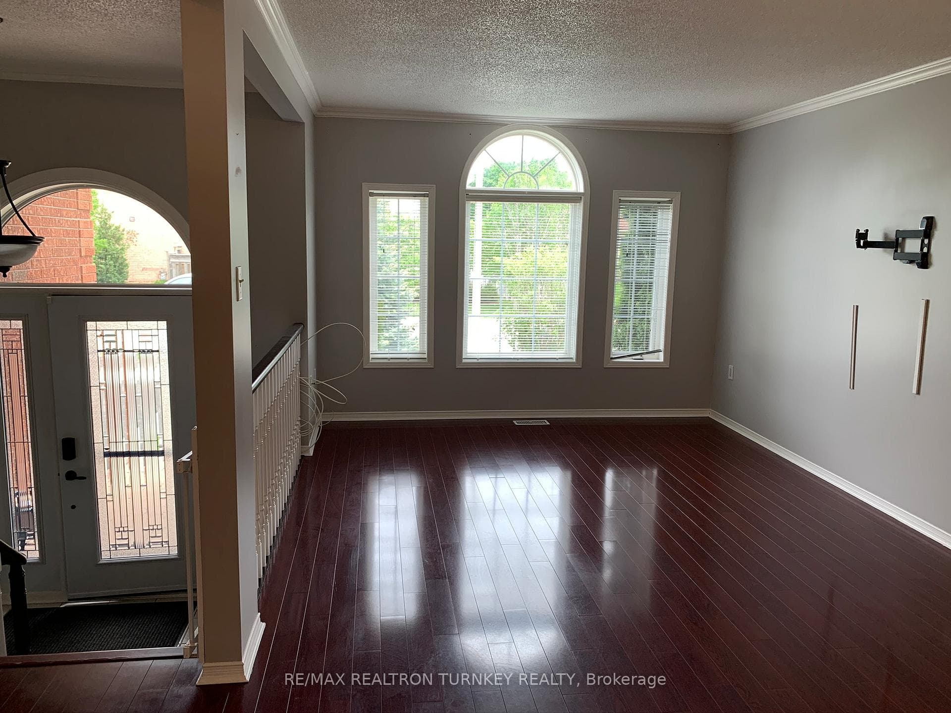 Huge Windows Front Entrance & Living Room