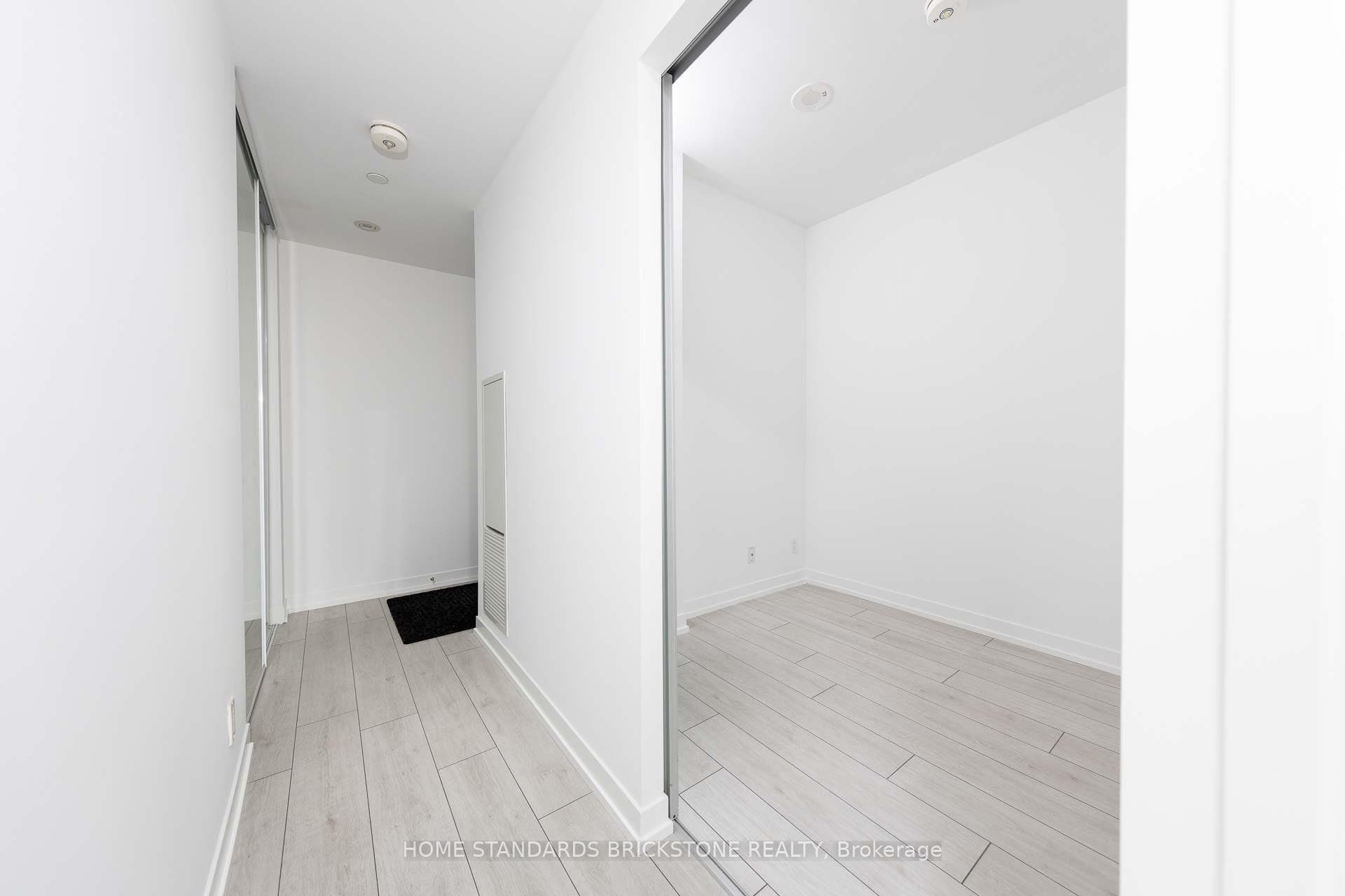 Den with Sliding Door