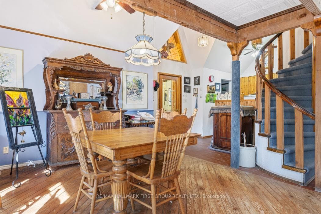 Custom Timber Beans & Spiral Staircase
