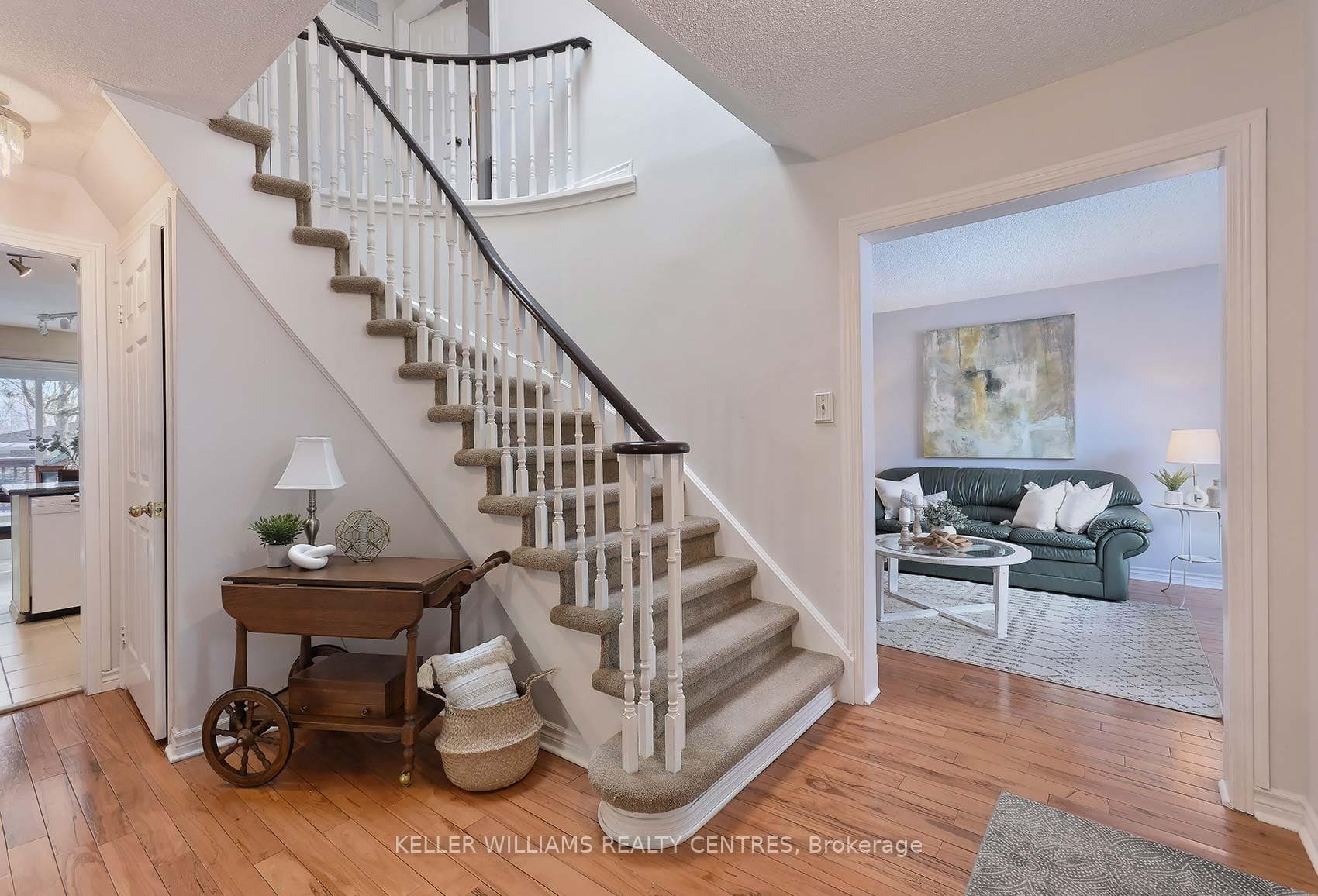 Spacious foyer.