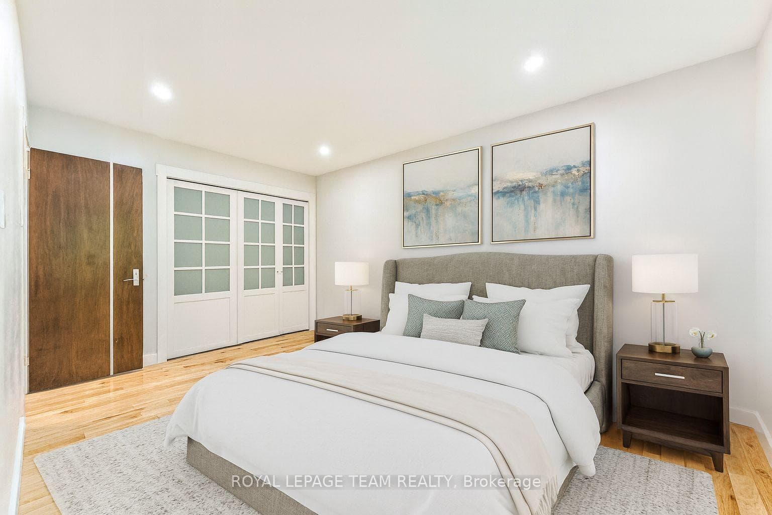 Primary Bdrm. virtually staged for visual