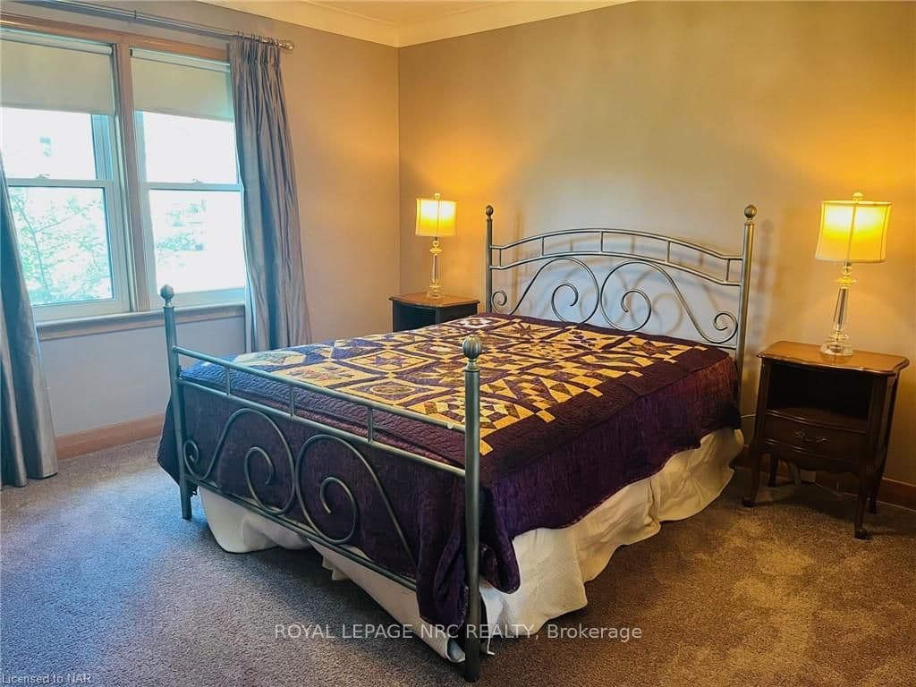 The primary bedroom has 2 closet doors but the clo