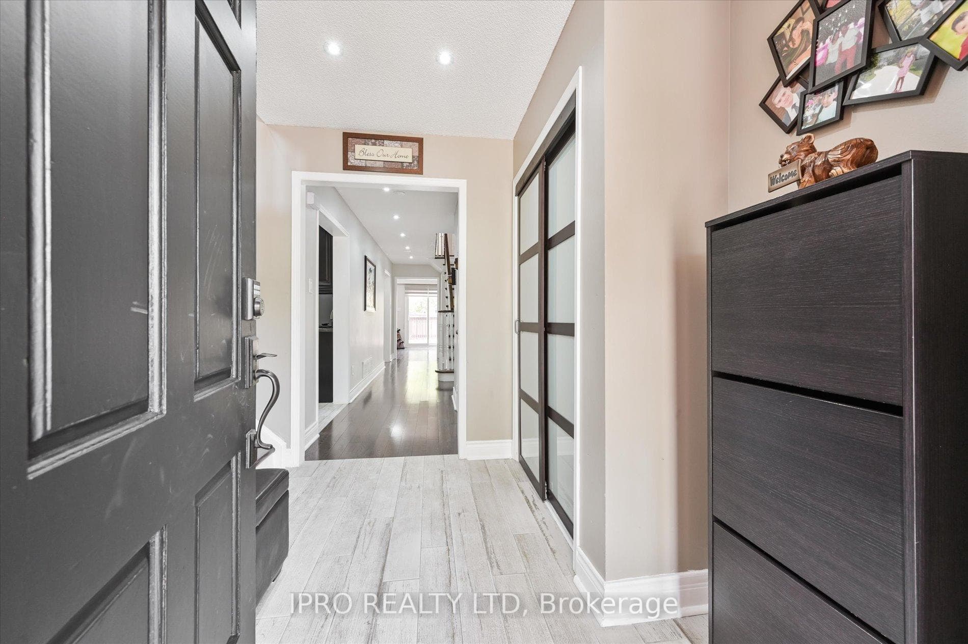 Mail Level Hallway W/Custom Closet Door