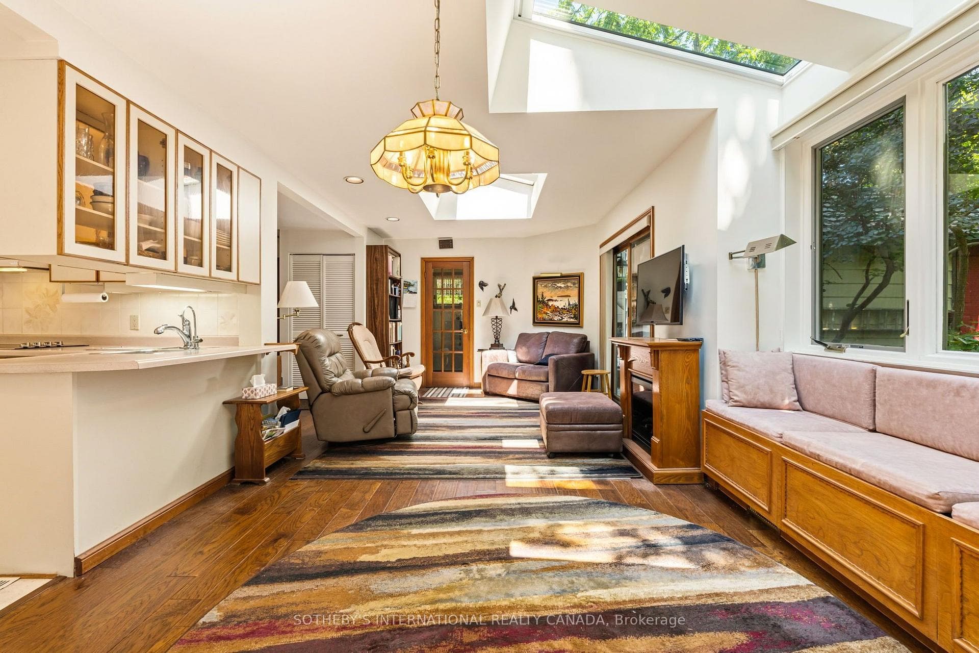 Sitting area and causal dining off the kitchen.