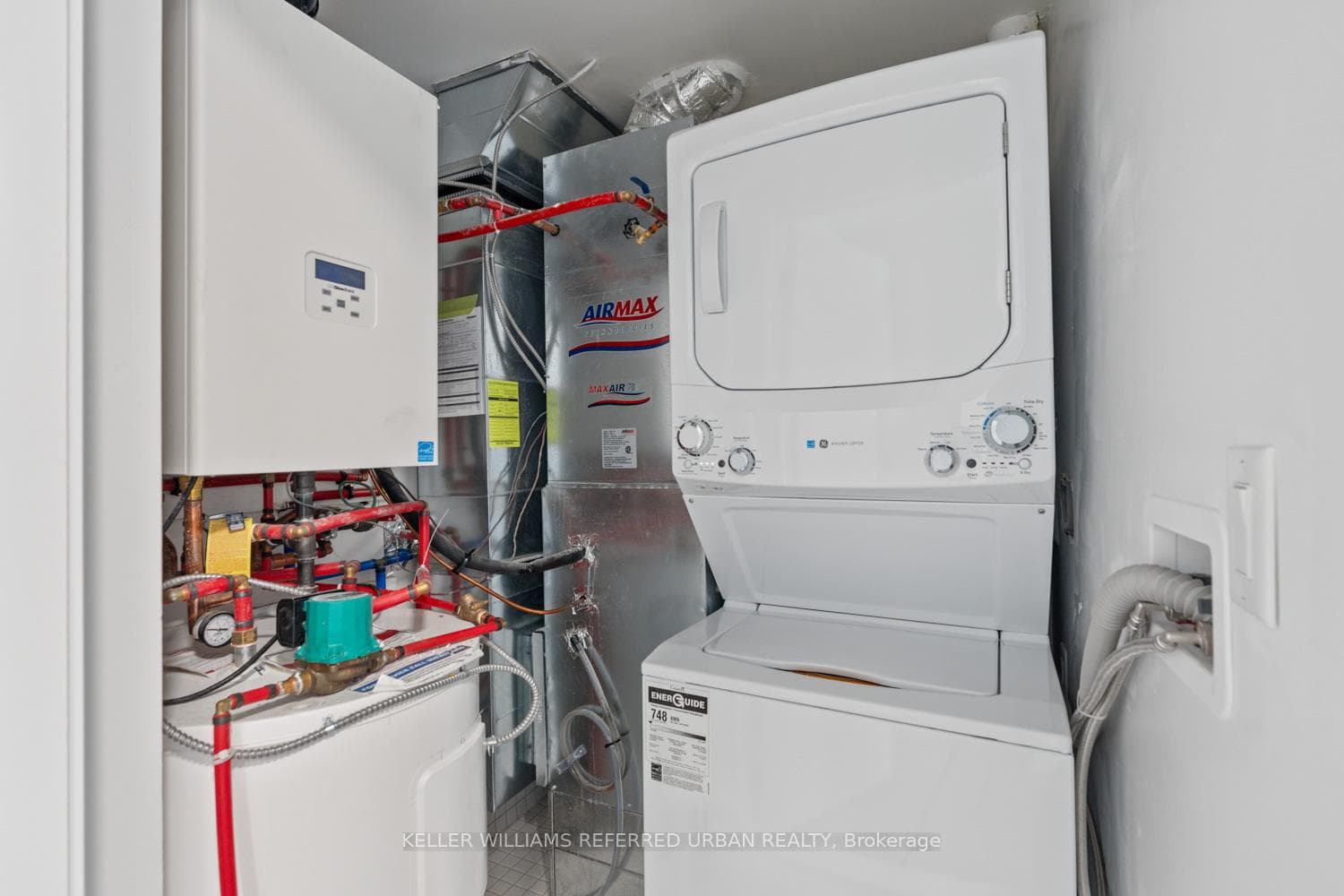 Large laundry and utility closet
