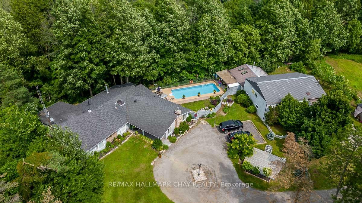 HOME, POOL AND OUT BUILDINGS LAST SUMMER