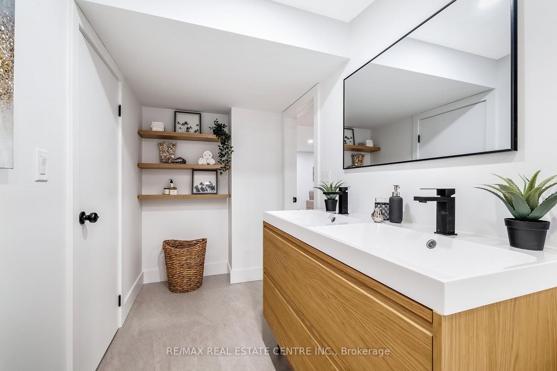 Lower level bathroom