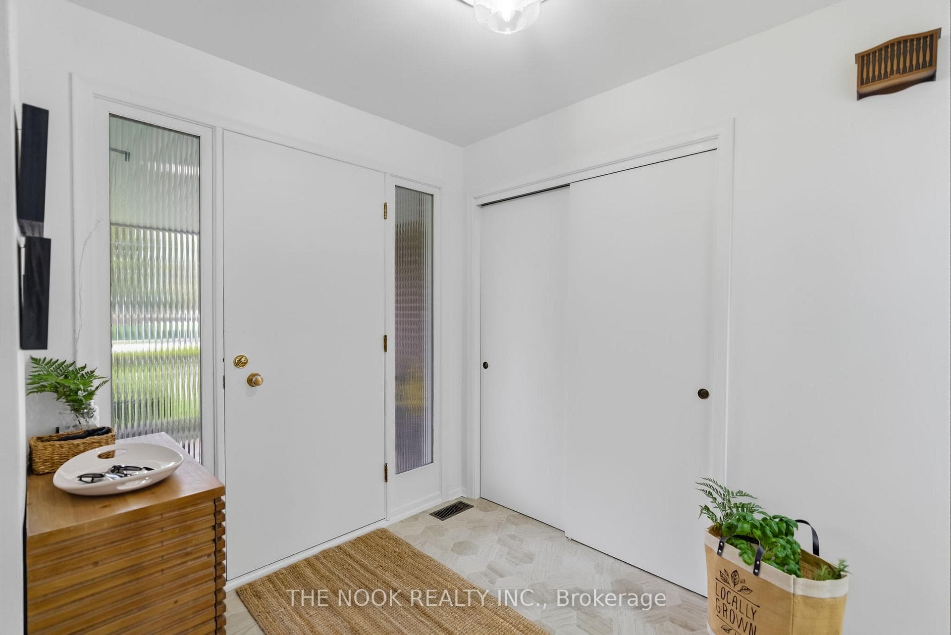 Step inside the spacious foyer