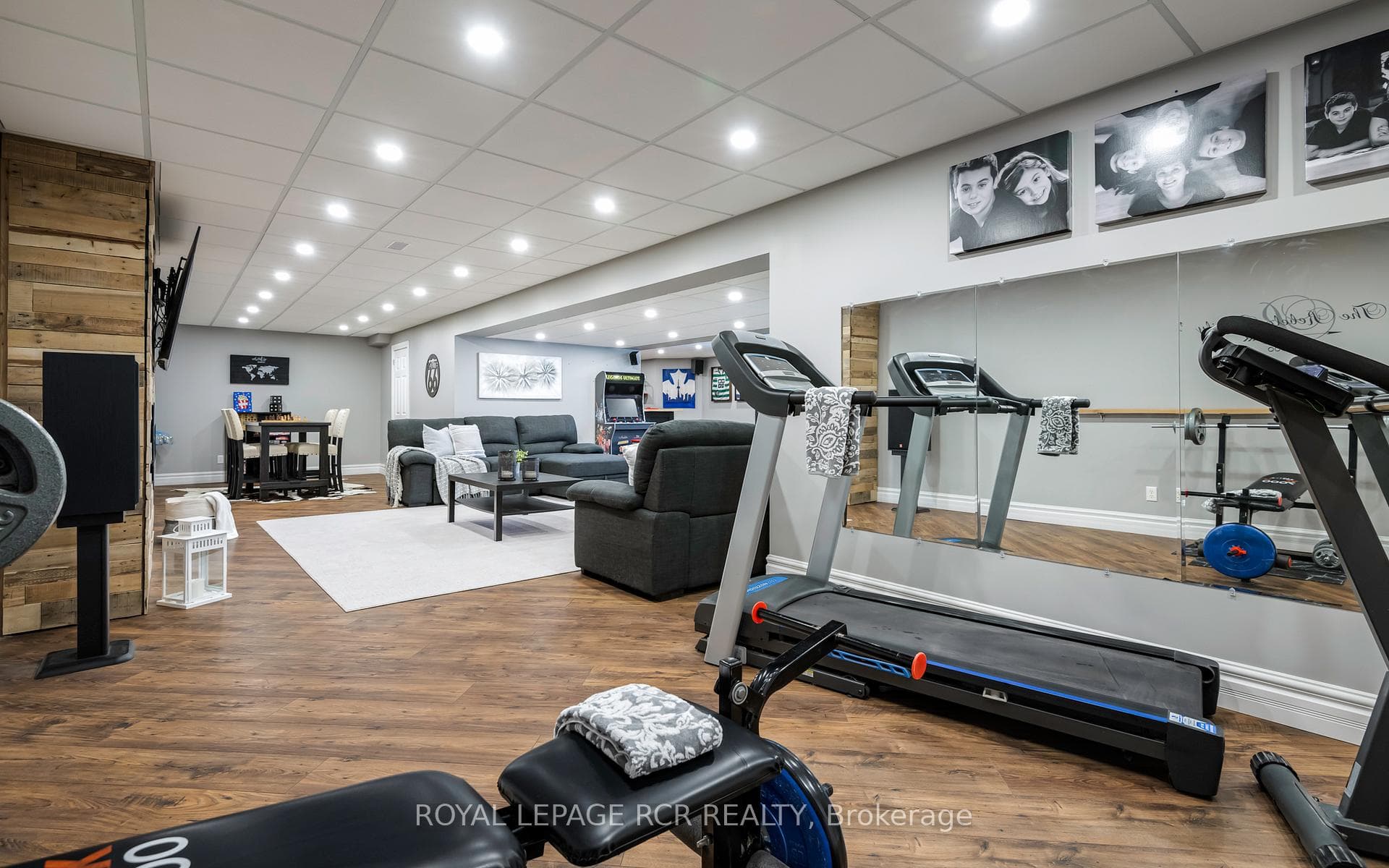 Gym, games area, craft nook and more