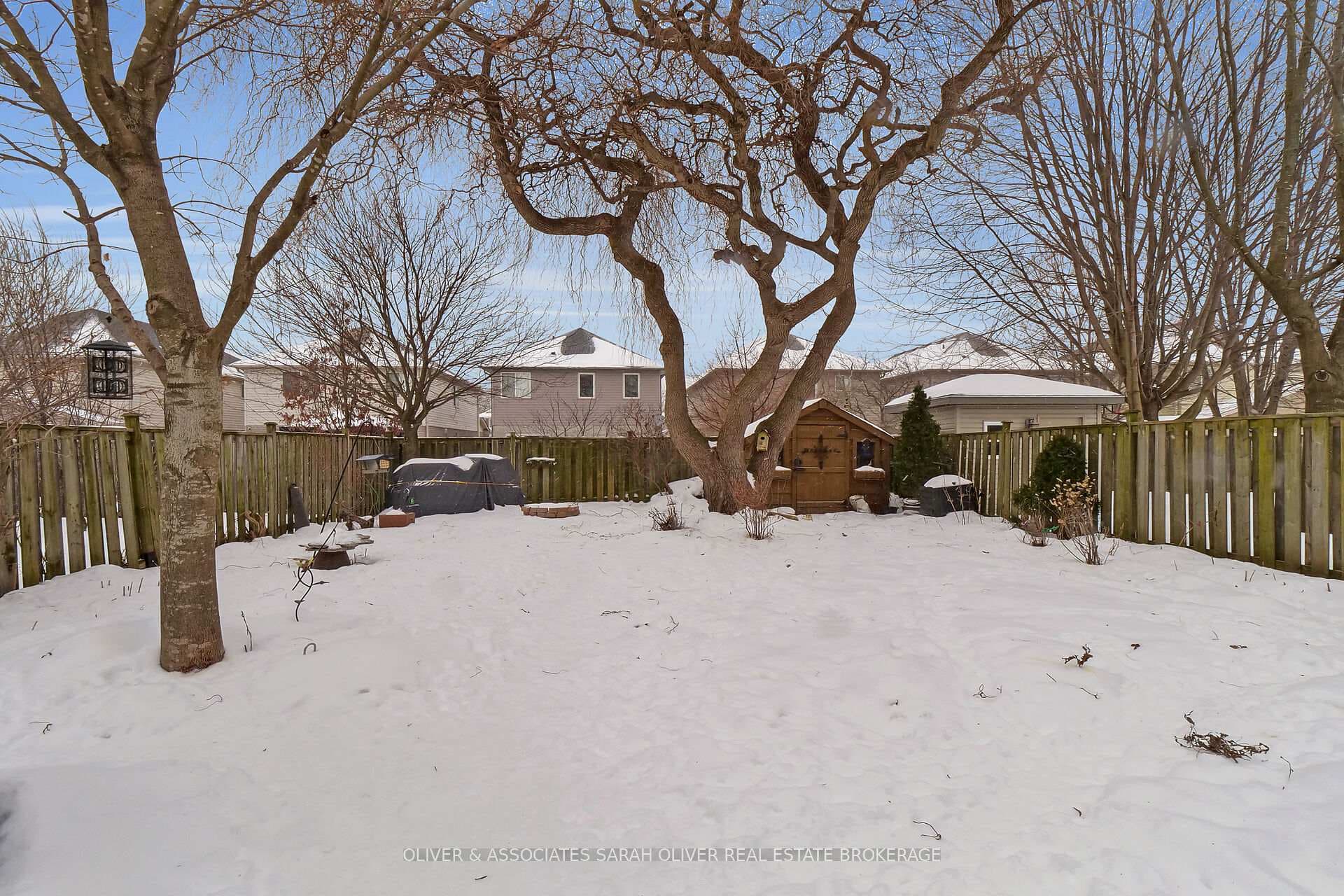 Mature Landscaped Fenced Yard