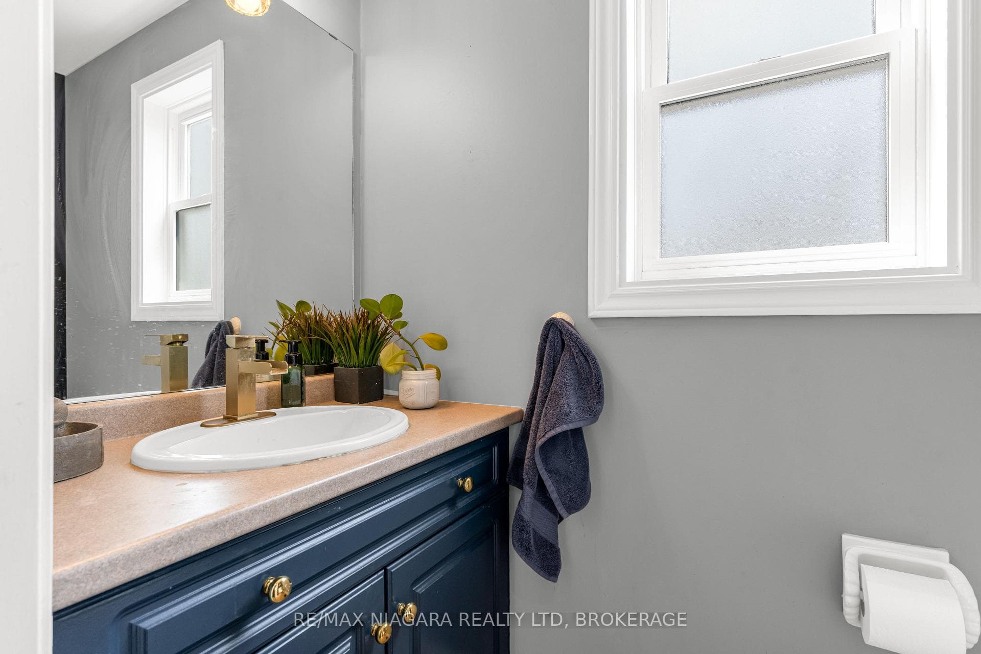 main floor powder room