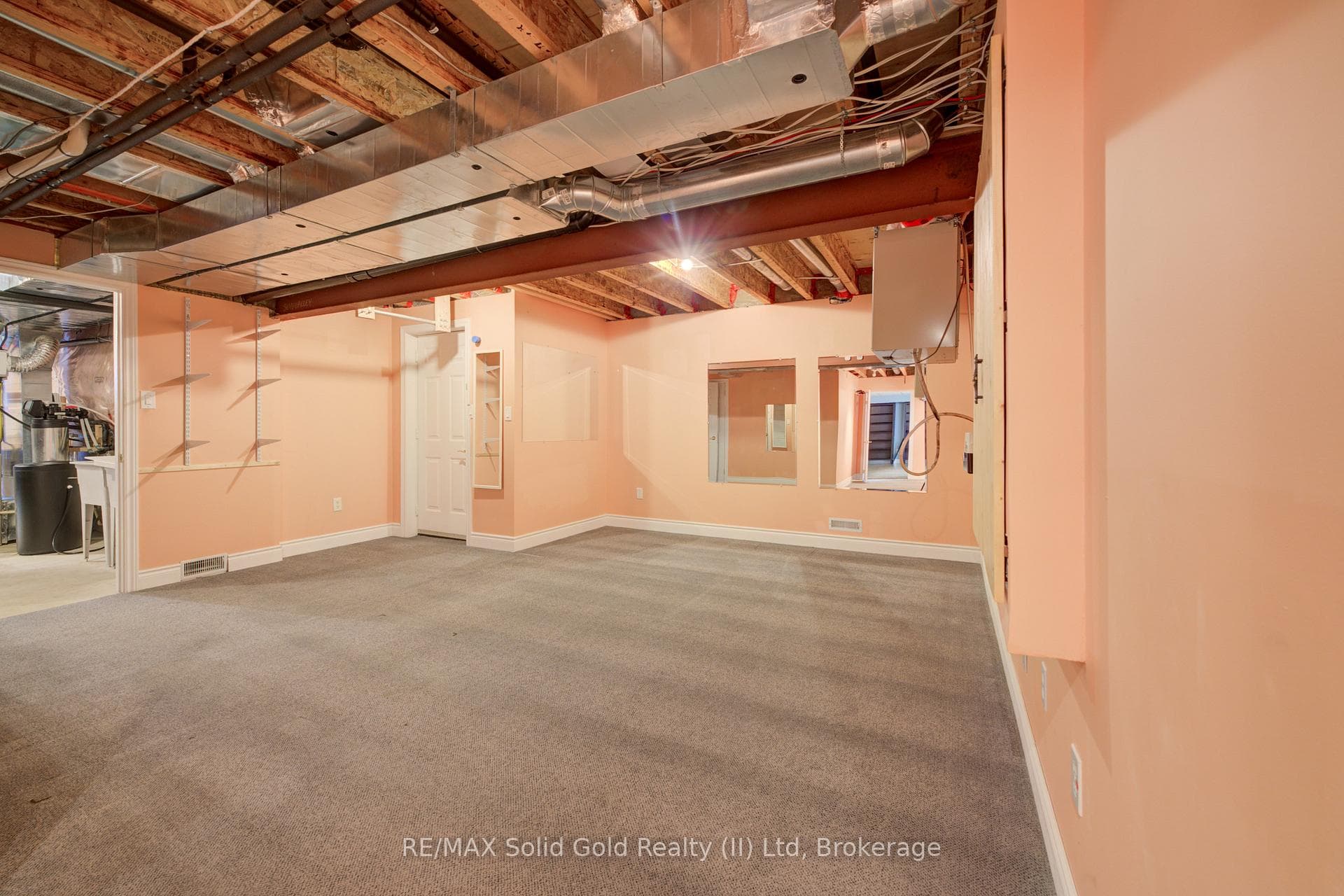 Bonus room for exercise, etc.
