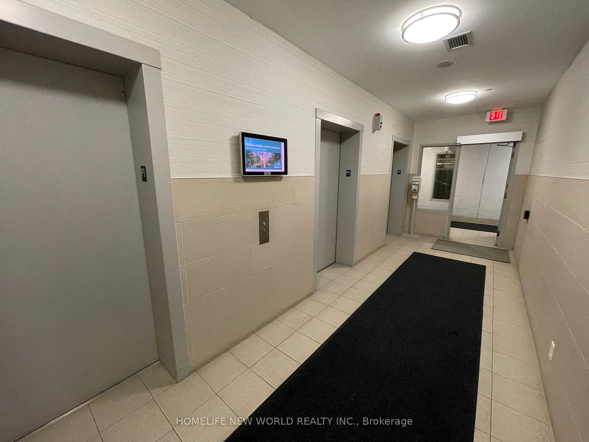 P1 elevator lobby