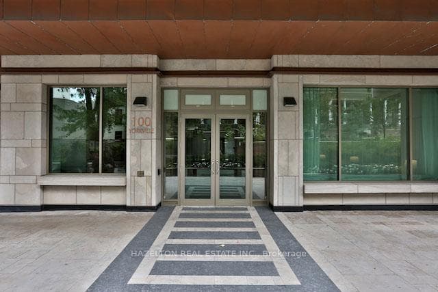 Entrance 100 Yorkville Ave from private courtyard