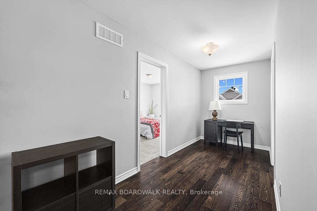 Another area upstairs could double as an office...