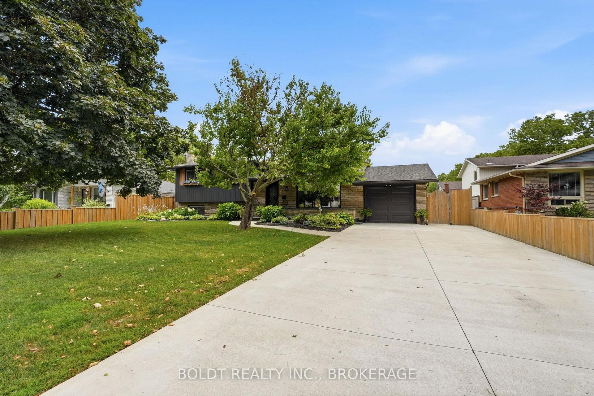 New double concrete driveway