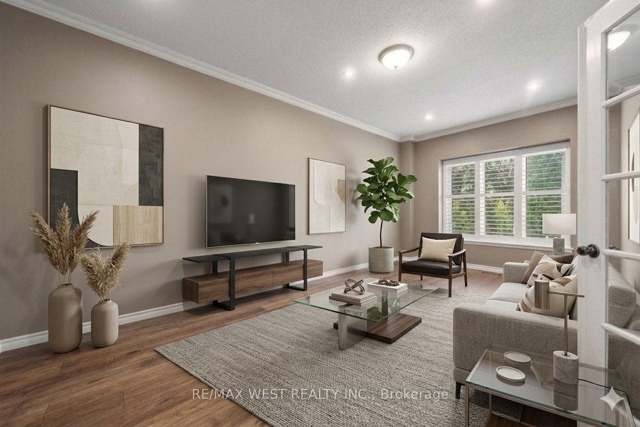 Virtually Staged Living Room