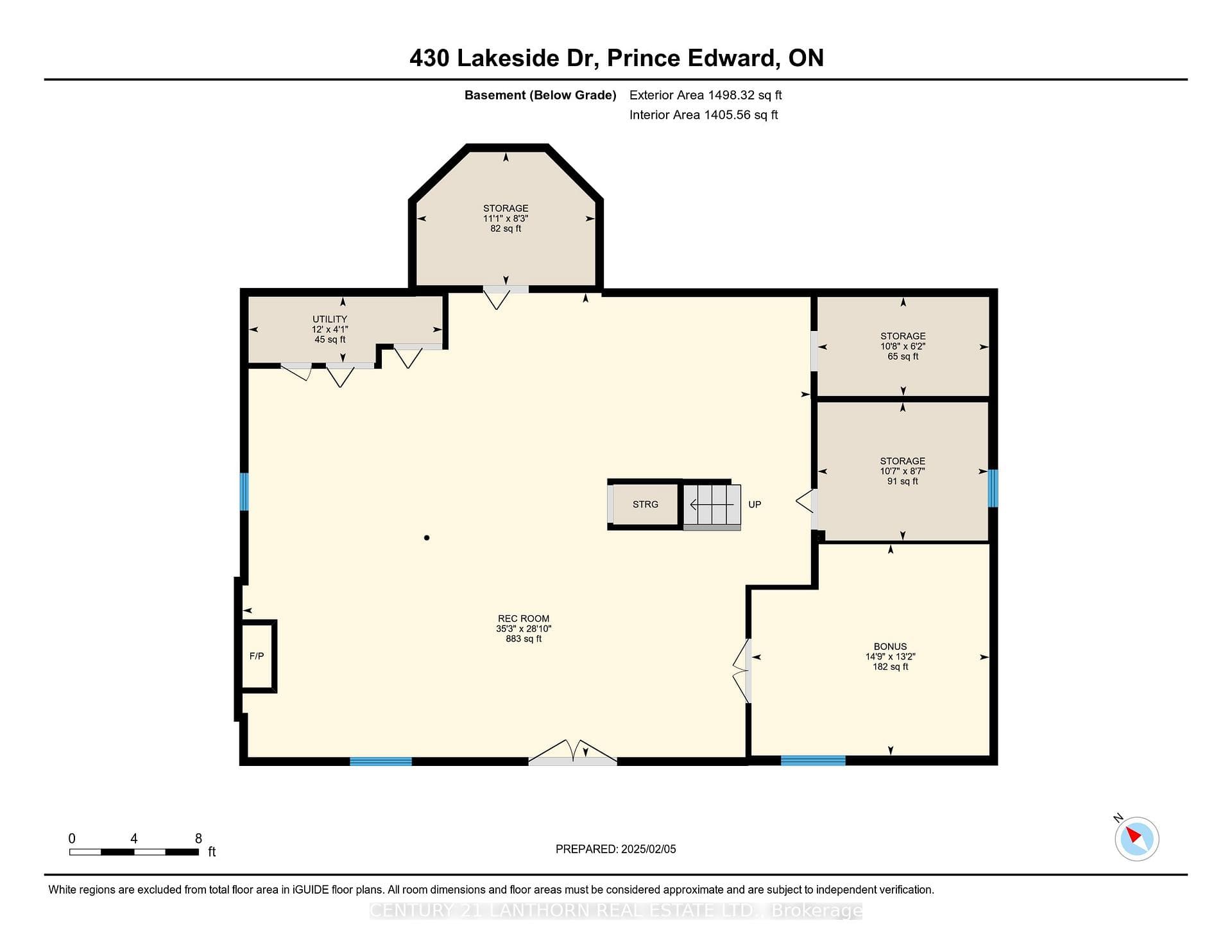 Main House - walk-out basement