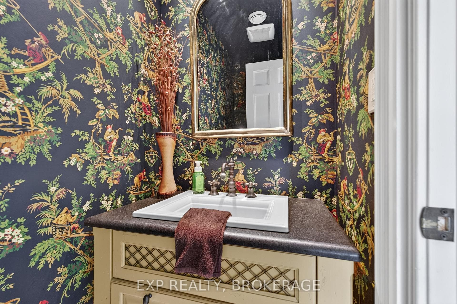 main floor powder room