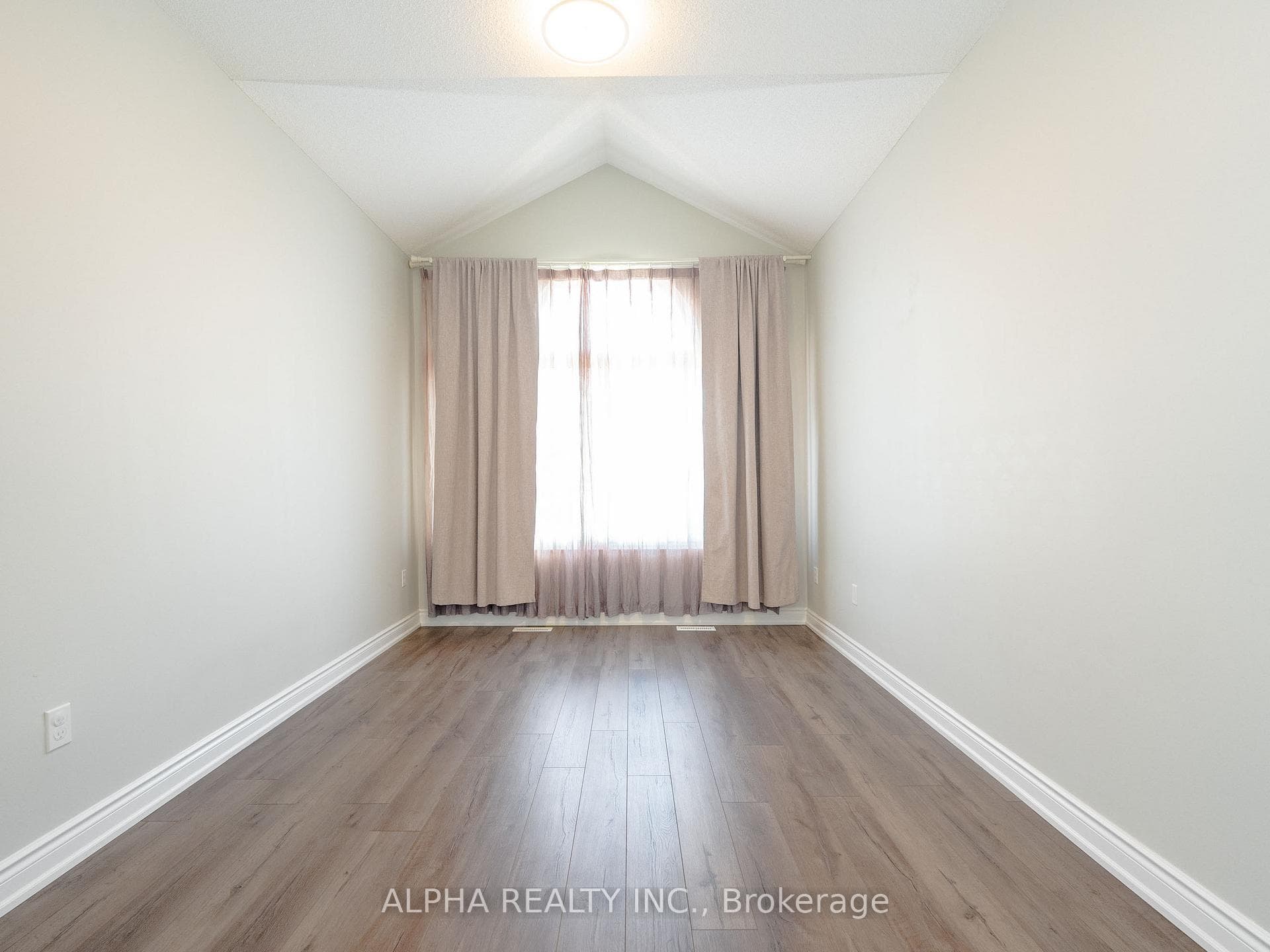 3rd Bedroom with high Cathedral Ceiling