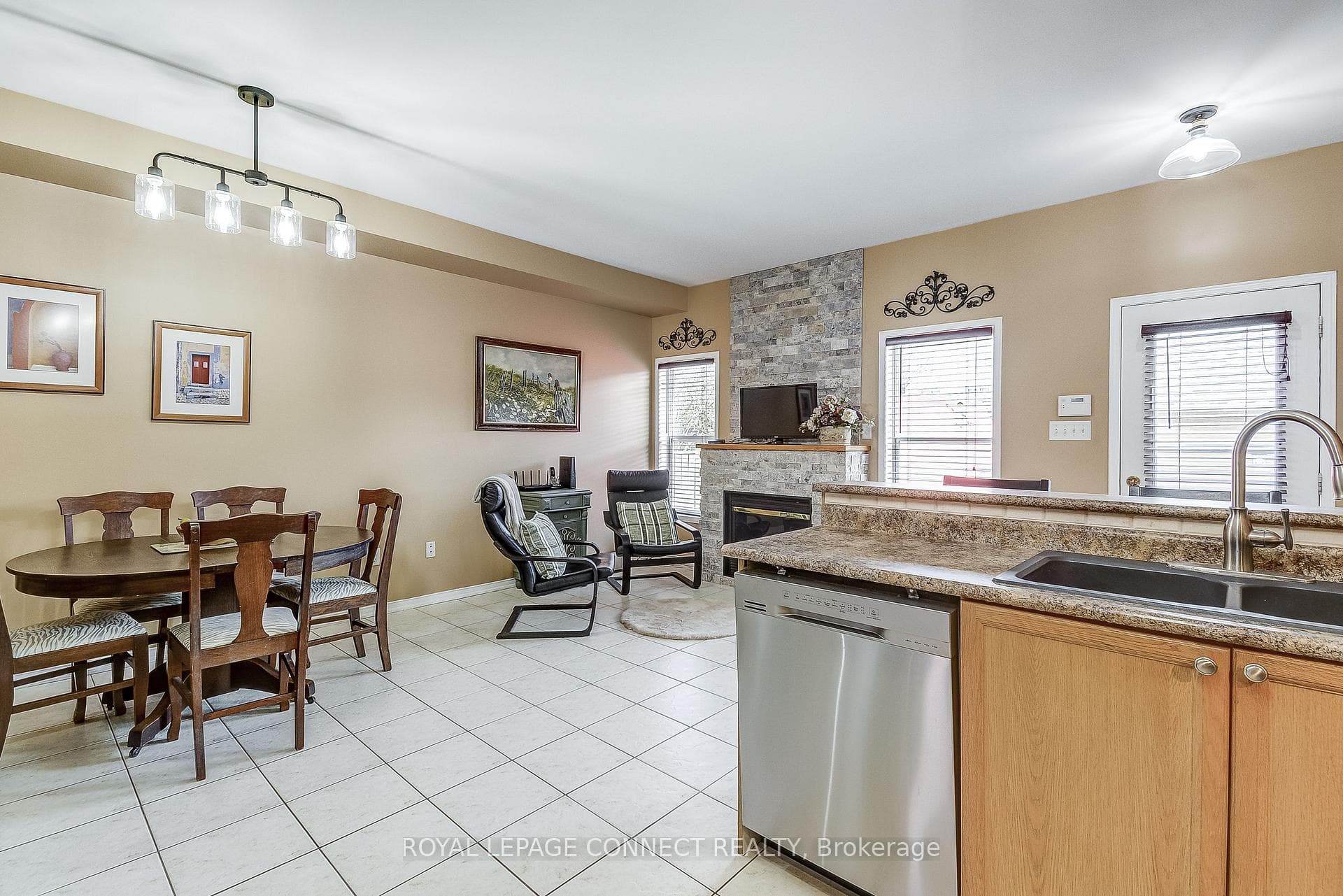 Open Concept Kitchen & Dining Room