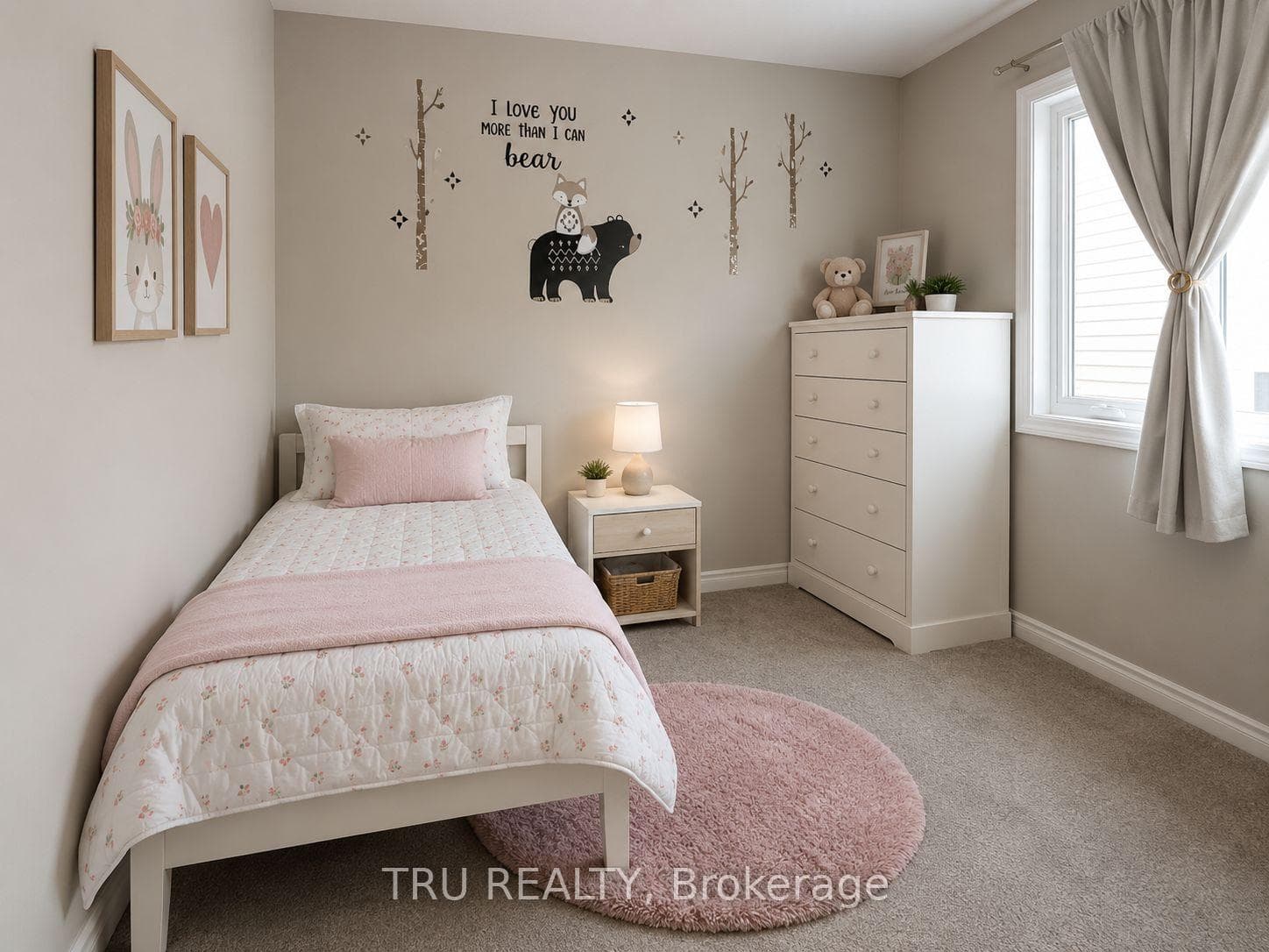 Bedroom #4.Virtually staged with AI.