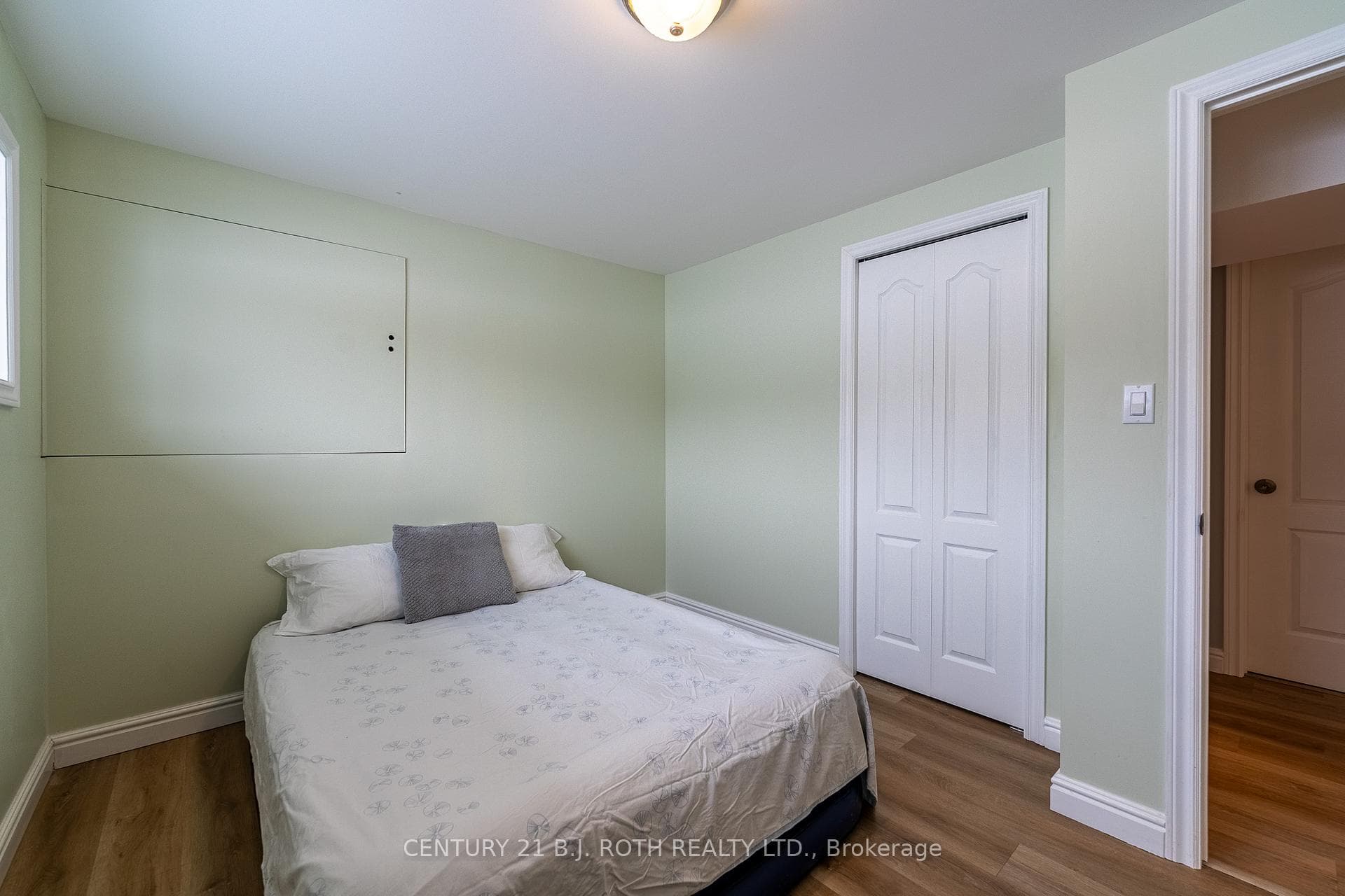 Alternate view lower level bedroom