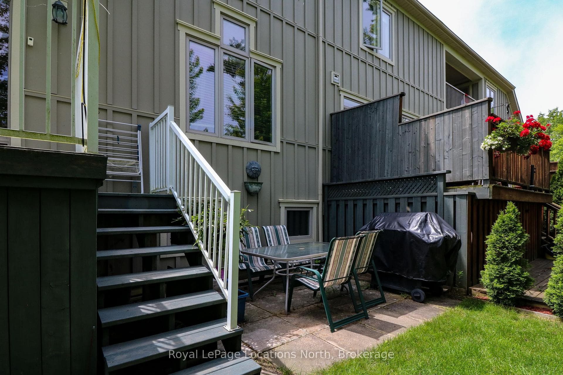 Very Private Rear Yard Patio & Deck