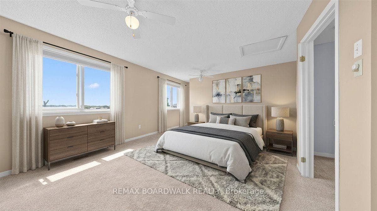 Virtually Staged Image of Primary room setup