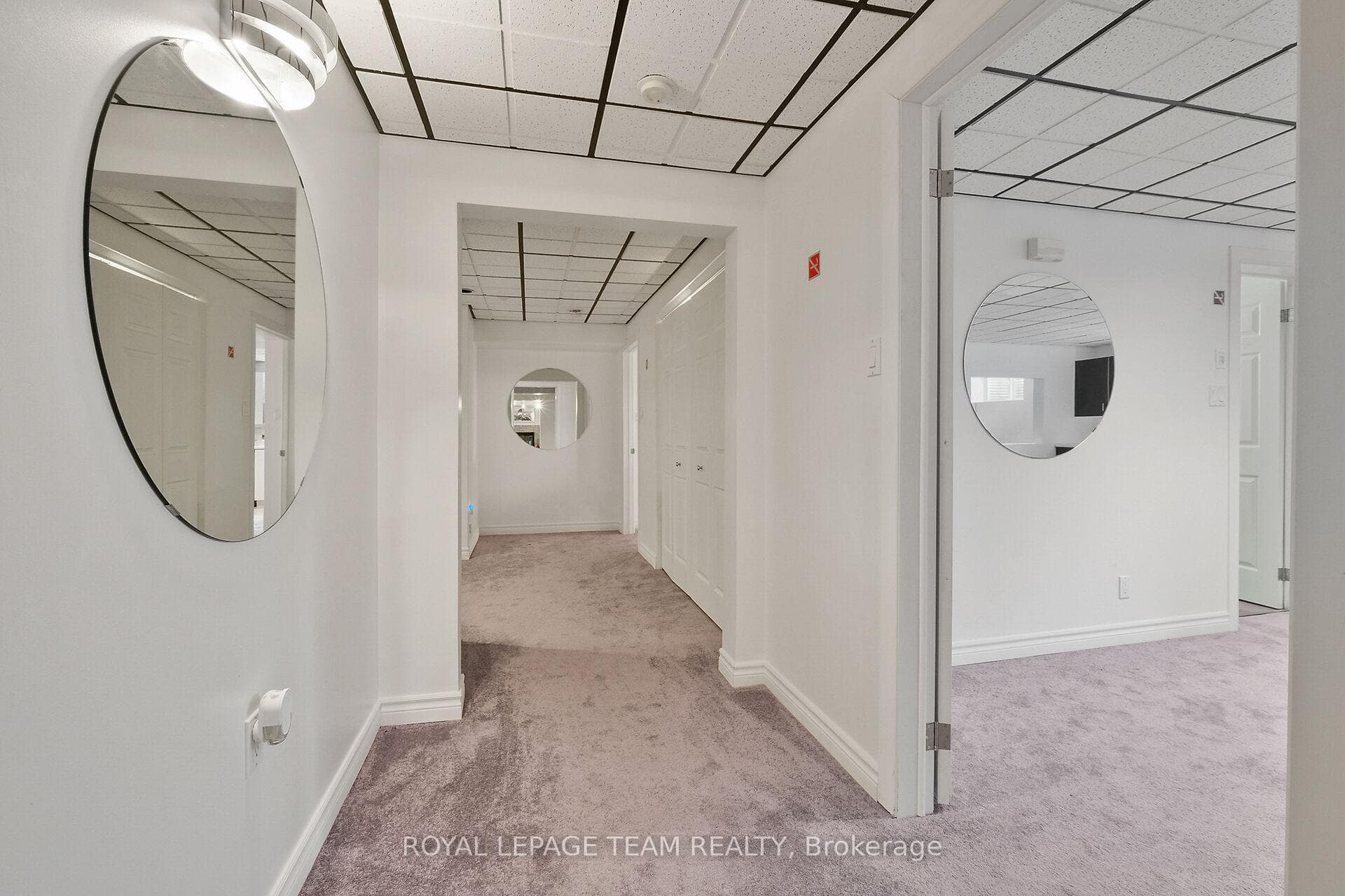 Hallway to 2 in-law suites