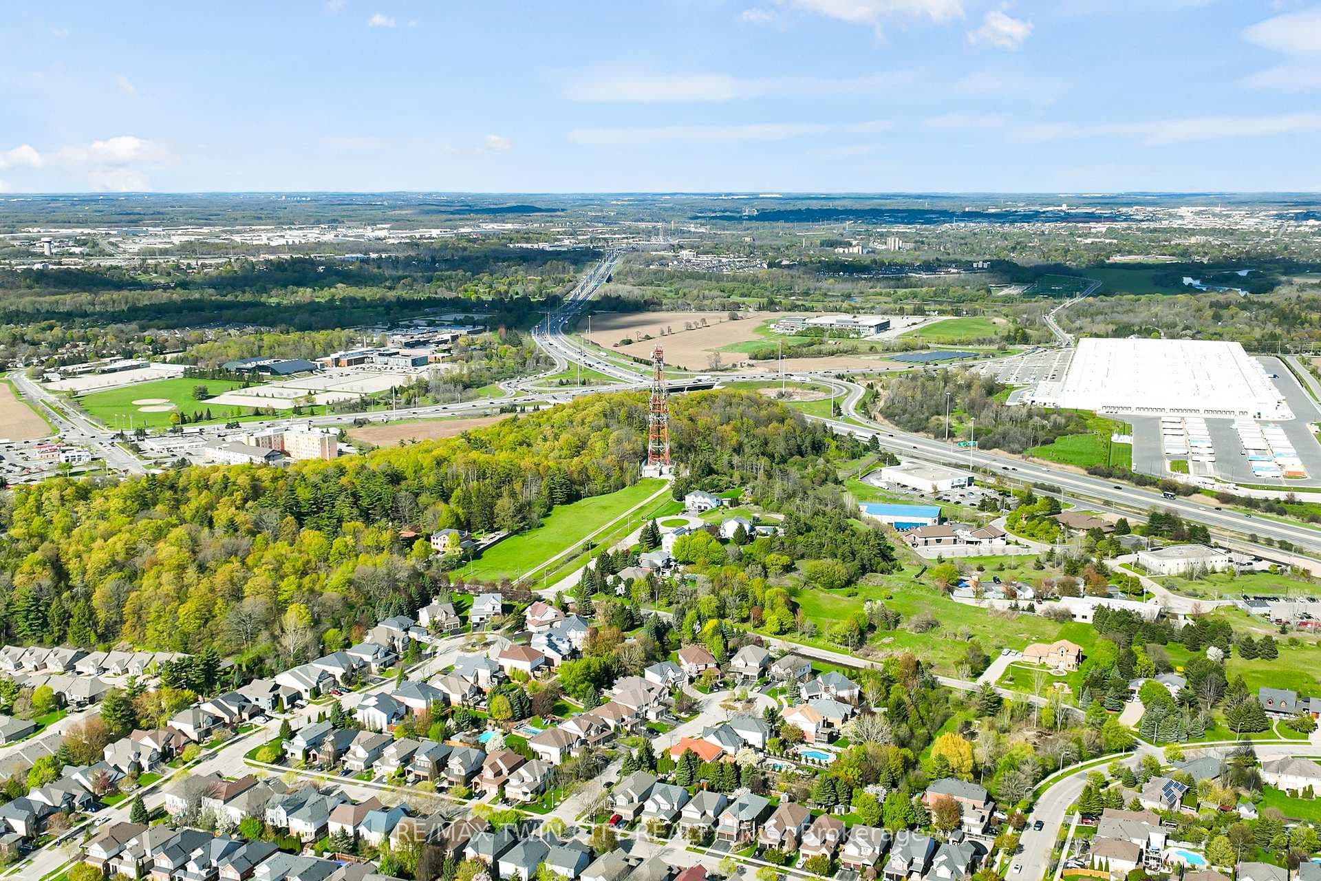 Near Highways,Conestoga College and Amazon centre.