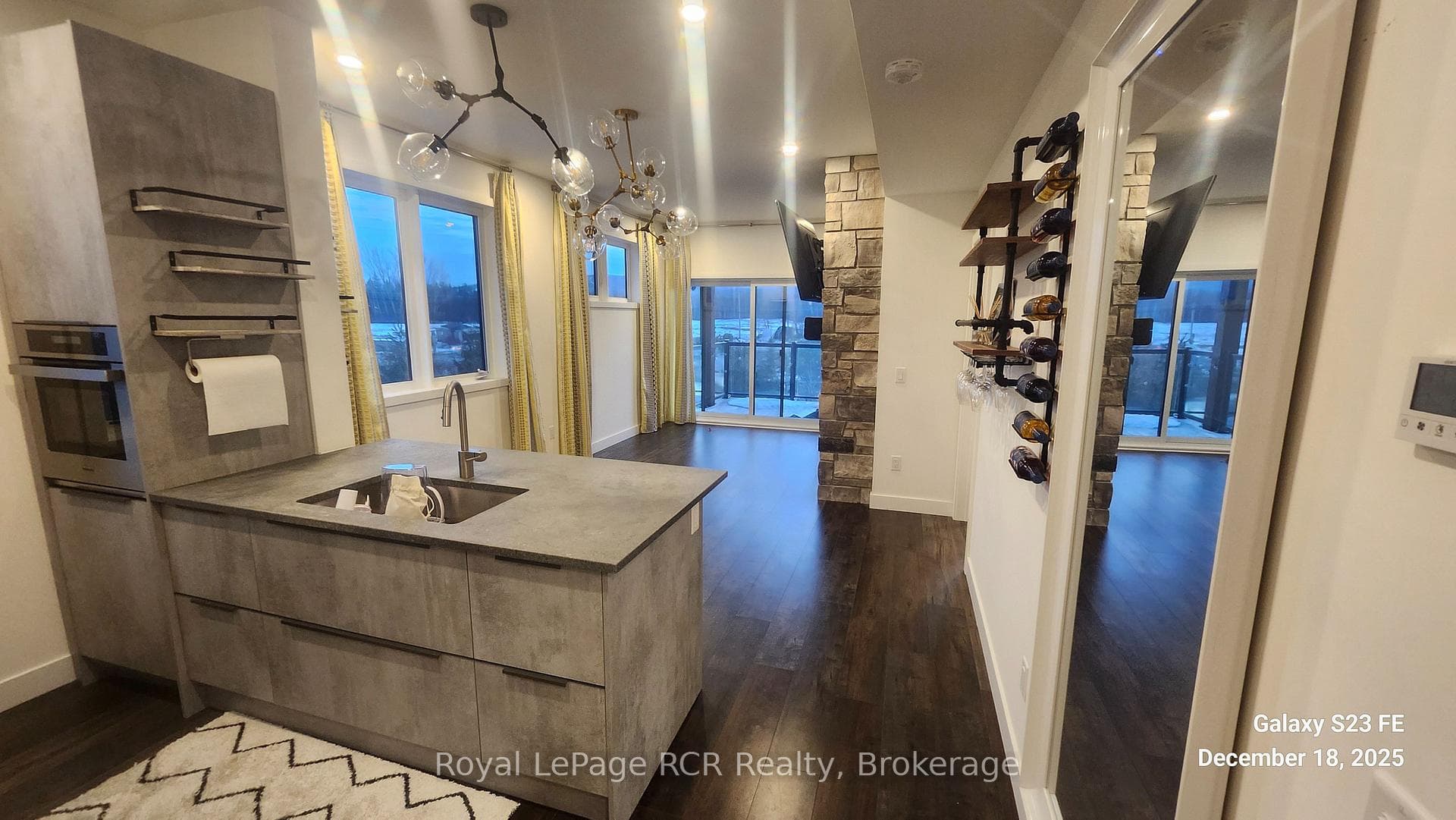Kitchen To Living Room View
