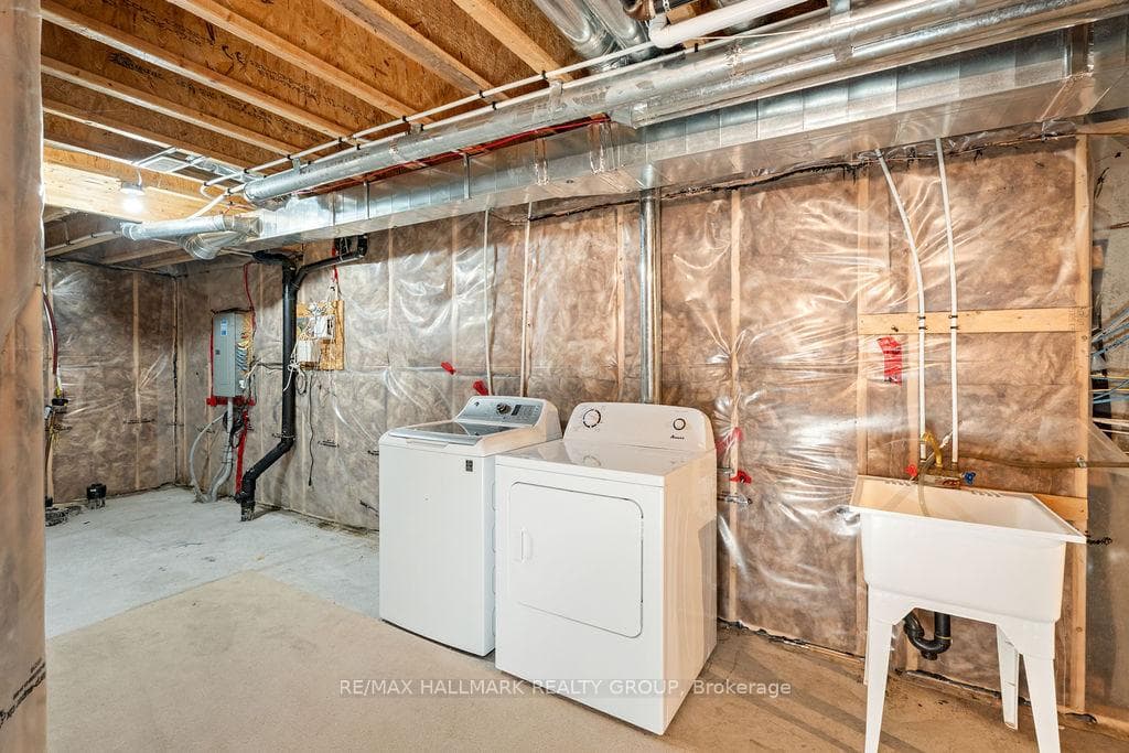 Laundry located in Basement