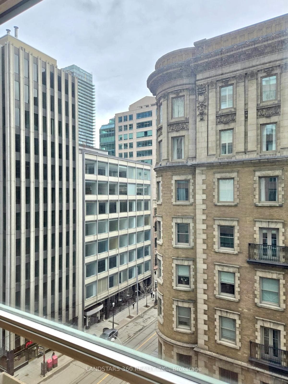 Open city view from window